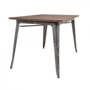 Bord 120x75 cm - Alm/Metall Bord 120x75 cm - Alm/Metall