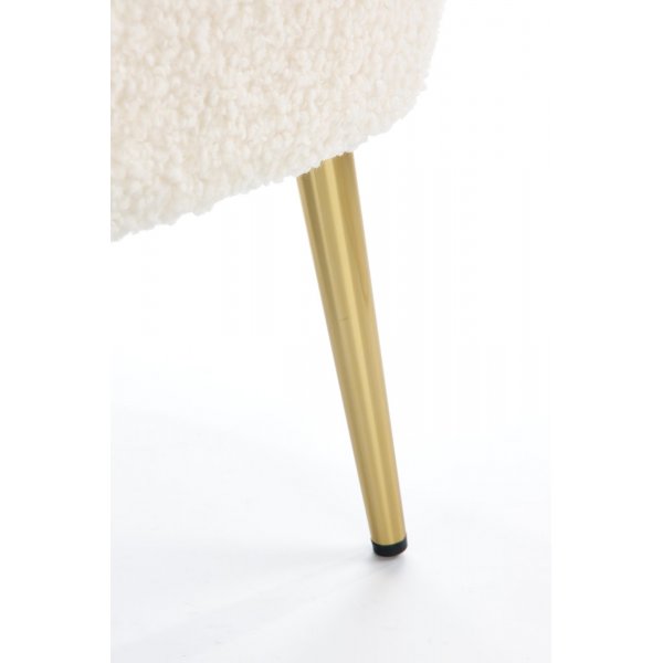 Bandera lenestol - Kremhvit/gull Bandera lenestol - Kremhvit/gull