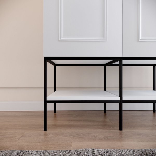 Martin garderobe 126 cm - Hvit Martin garderobe 126 cm - Hvit