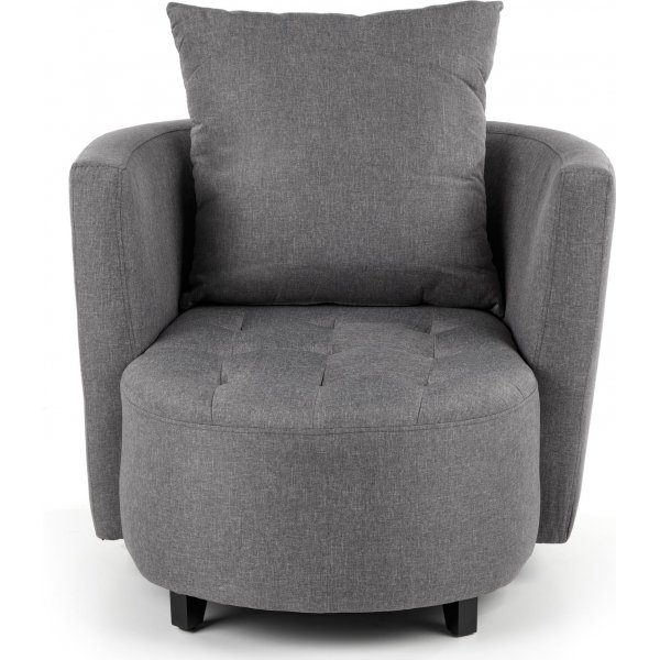 Virginia lenestol med fotskammel - Grå Virginia lenestol med fotskammel - Grå