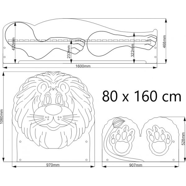 Løveseng - alle størrelser! Løveseng - alle størrelser!