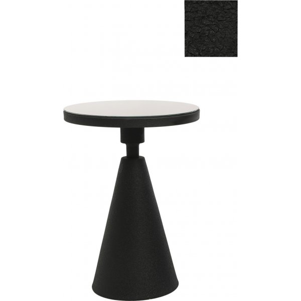 Kalk sidebord Ø42 cm - Sort Kalk sidebord Ø42 cm - Sort