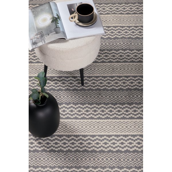 Morgana ullteppe - Lysegrå Morgana ullteppe - Lysegrå