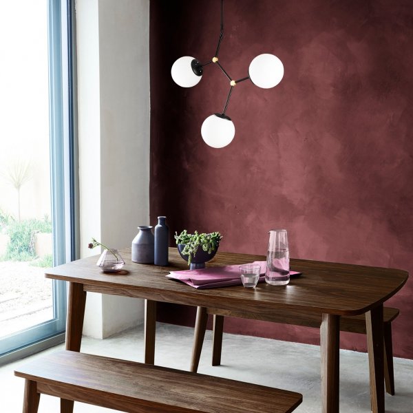 Damar taklampe 6316 - Sort/hvit Damar taklampe 6316 - Sort/hvit