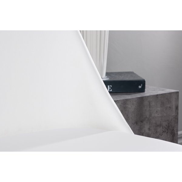 Natt spisestuestol - Hvit PU Natt spisestuestol - Hvit PU