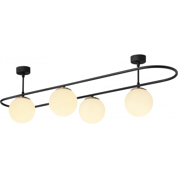 Abakus taklampe 4891 - Sort/hvit