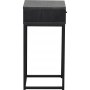 Regal nattbord - Sort lakkert ask finer