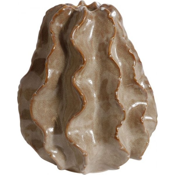 Vas Kaktus H27 cm - Brun