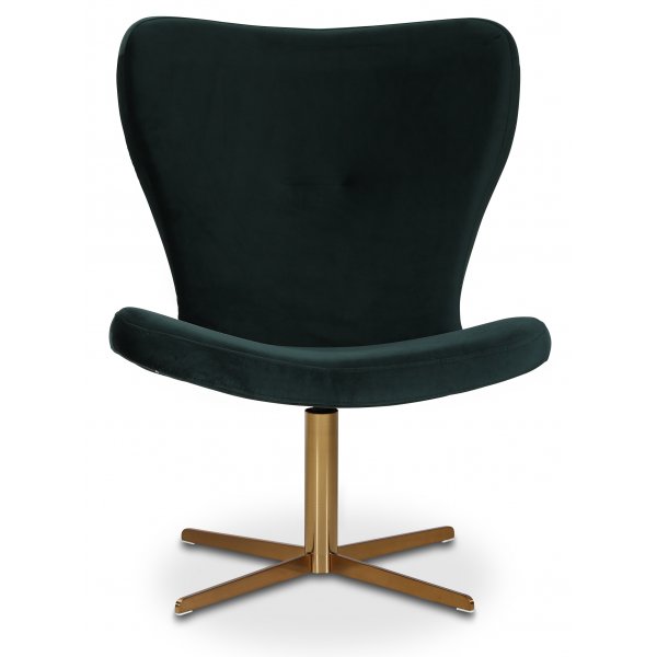 Spekeröd designer lenestol - Grønn (Fløyel) / Messing Spekeröd designer lenestol - Grønn (Fløyel) / Messing