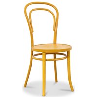 Bentwood Stol No14 Klassiker - Gul beiset Bentwood Stol No14 Klassiker - Gul beiset