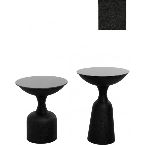 Chalice sidebord sett 46/56 cm - Sort