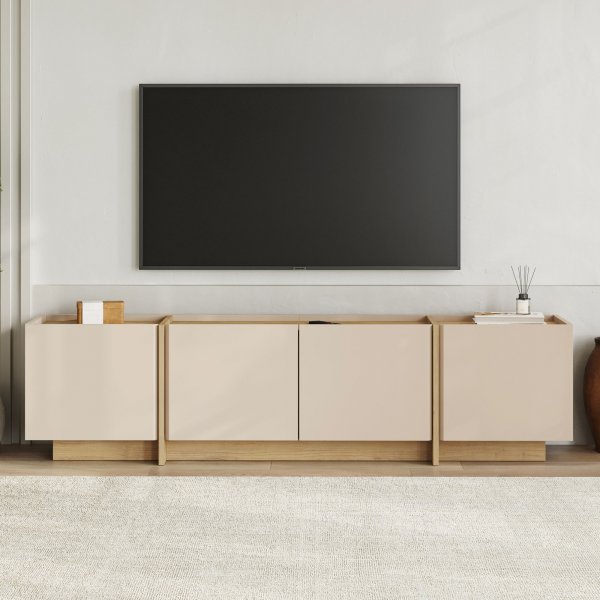TV-stativ Lorensa 180 cm - Safir Eik