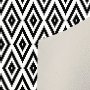 Intersect teppe 120 x 180 cm - Sort/hvitt