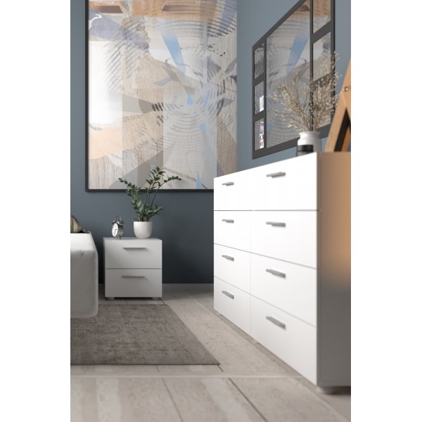 Pepe nattbord - Hvit