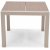 Urbanite kafgruppe med bord 50 x 50 cm og 2 st stable spisestoler - Beige