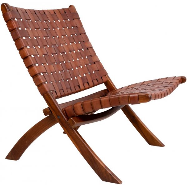 Perugia lenestol - Brun/teak