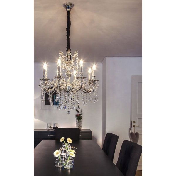 Lysekrone Allington - Antikksølv Lysekrone Allington - Antikksølv