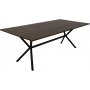 Revel spisebord, 200 cm (sildeben) - Svart/trefinr