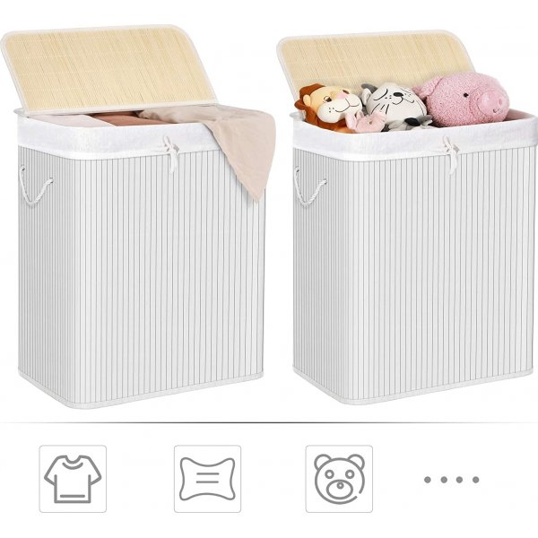 Carolin skittent�yskurv 100 l - Hvit