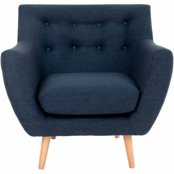 Monte lenestol - M�rk bl�/b�k