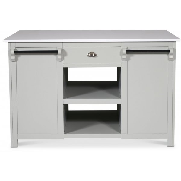 Heritage kjøkkenøy - Grå/hvit Heritage kjøkkenøy - Grå/hvit