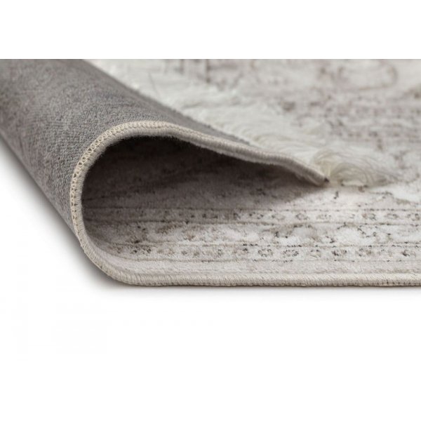 Maskinvevet teppe Casablanca Kashan - Sølv Maskinvevet teppe Casablanca Kashan - Sølv