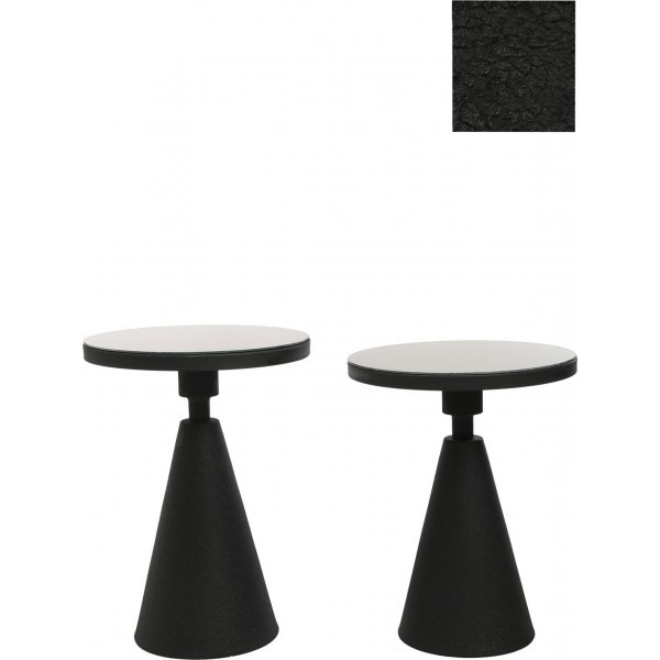 Chalice sidebord sett 50/55 cm - Sort