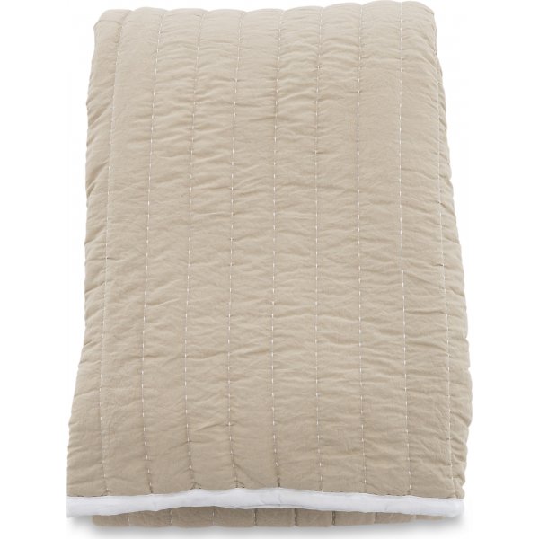 Oscar sengeteppe - Beige