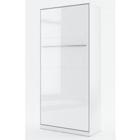 Sengeskap compact living vertikalt (90 x 200 cm fellbar seng) - Hvit høyglans Sengeskap compact living vertikalt (90 x 200 cm fellbar seng) - Hvit høyglans