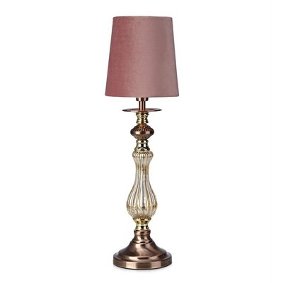 Heritage Bordlampe - Brons/rosa