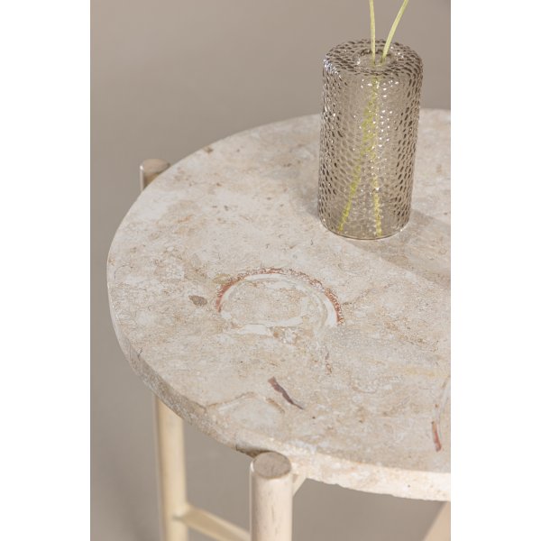 Sandhamn salongbord Ø40 cm - Beige Sandhamn salongbord Ø40 cm - Beige