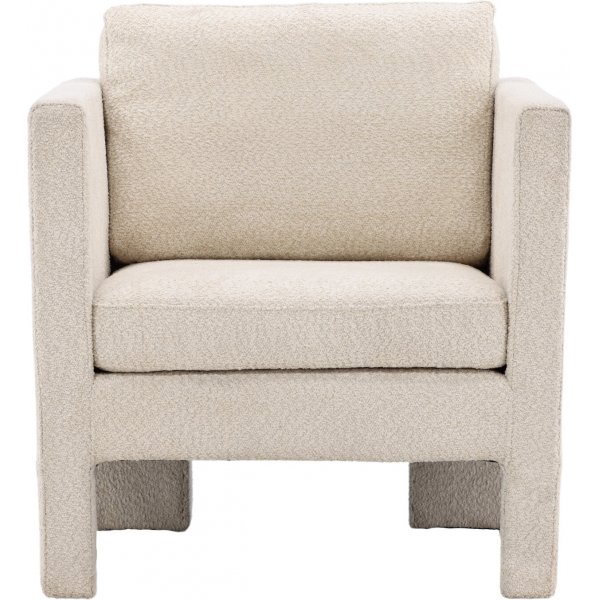 Ragusa lenestol - Hvit bouclé Ragusa lenestol - Hvit bouclé