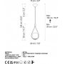 Mudoni taklampe 937 - Gull