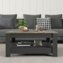 Grado salongbord 89 x 89 cm - Mrk gr/eik