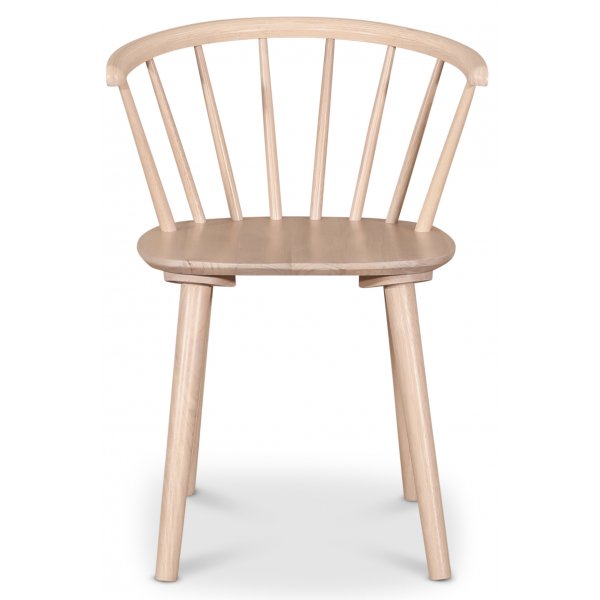 Dalsland pinnestol karmstol - Hvitvasket + Stolpute