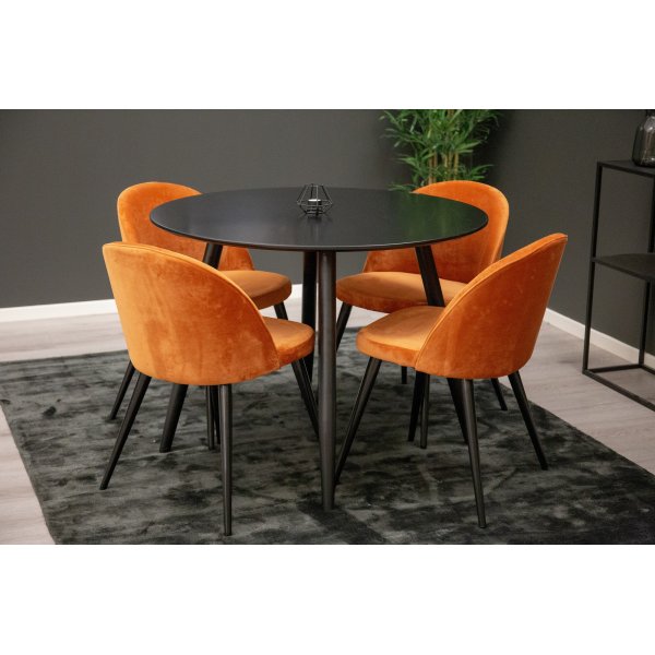 Alice spisestol - Oransje Alice spisestol - Oransje