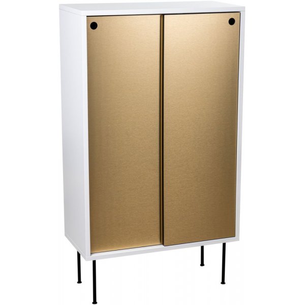 Volume skap - Hvit/messing Volume skap - Hvit/messing