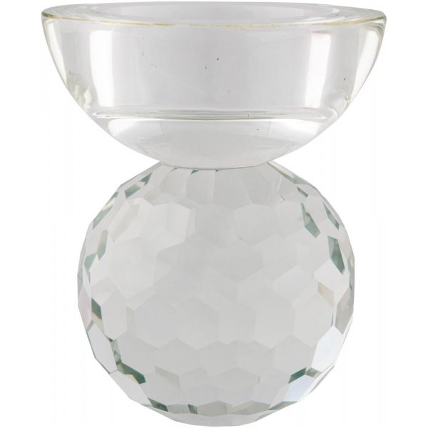 Burano lysestake - klart glass