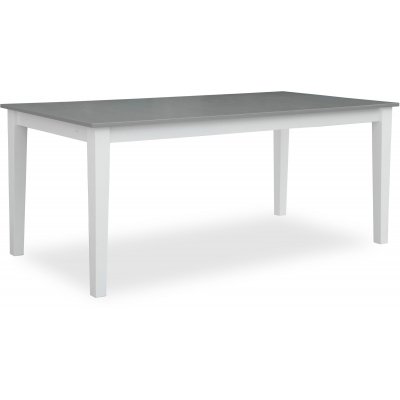 Fr spisebord 180 cm - Hvit/Gr