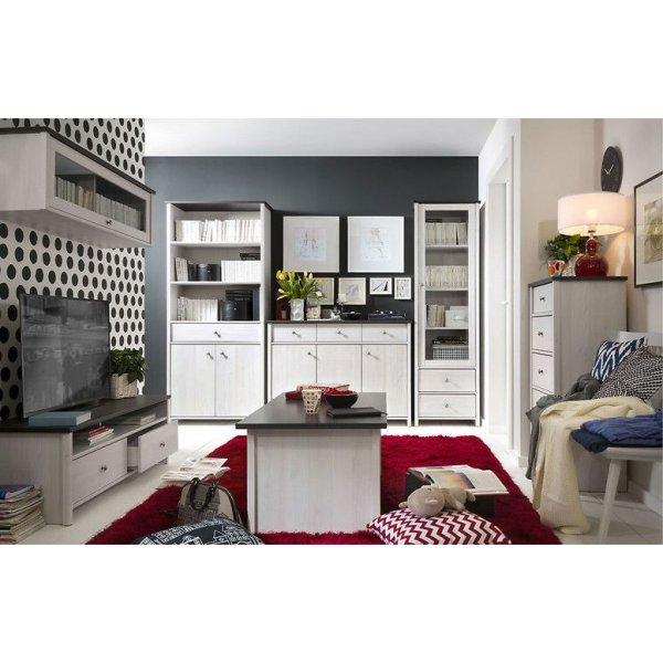 Salvador Byrå - Hvit/svart Salvador Byrå - Hvit/svart