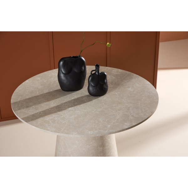 Spisebord Lanzo 120 cm marmorbeige