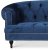 Chesterfield Winston 3-seters sofa - Blå fløyel