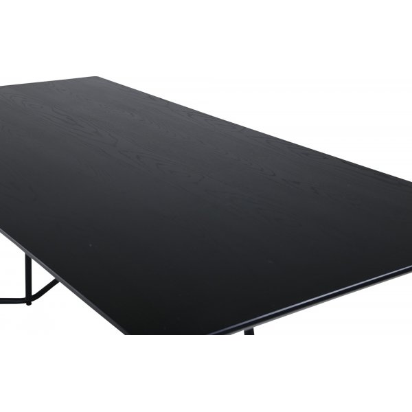 Kardinal spisebord, 190 cm - Svart