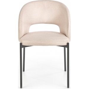 Cadeira spisestol i beige stoff + Møbelføtter Cadeira spisestol i beige stoff + Møbelføtter