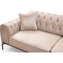 Siesta Capitone 3-seters sofa - Krem