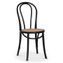 Fitchburg spisegruppe; Ovalt spisebord 106-141 cm - Hvit / Oljet eik med 4 stk Danderyd No.18 spisestoler Svart
