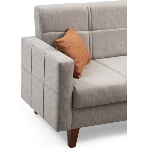 Polya sovesofa - Lys grå Polya sovesofa - Lys grå