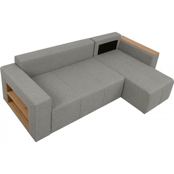 Denvo sovesofa med hyller - Grå Denvo sovesofa med hyller - Grå