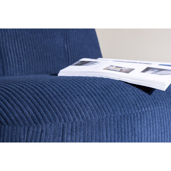 Mahla lenestol - Marineblå kordfløyel Mahla lenestol - Marineblå kordfløyel