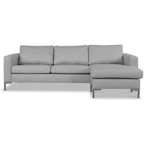 Nova Divan sofa lys gr - Hyre + Mbelpleiesett for tekstiler